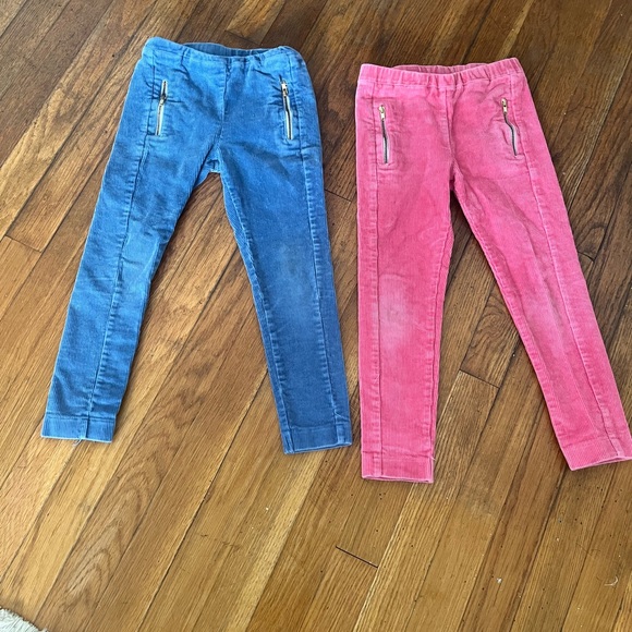 bella bliss Bottoms Bella Bliss Pink And Blue Corduroy Pants In Good Condition Size 5 Poshmark
